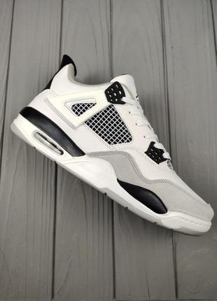 Термо кроссовки утепленные на флисе nike air jordan 4 retro❄️ утепленные на флисе