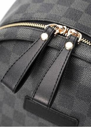 Женский городской рюкзак на плечи стиль луи витон, модный и стильный рюкзачок для девушек6 фото