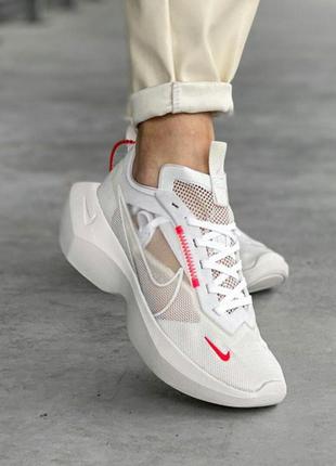 Шикарные кроссовки nike vista lite white/red кросівки