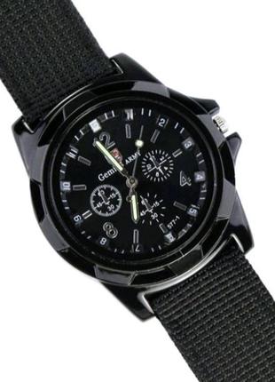 Чоловічий армійський наручний годинник swiss army black3 фото