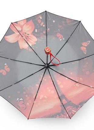 Жіноча парасолька susino напівавтомат ейфелева вежа #0302535 фото