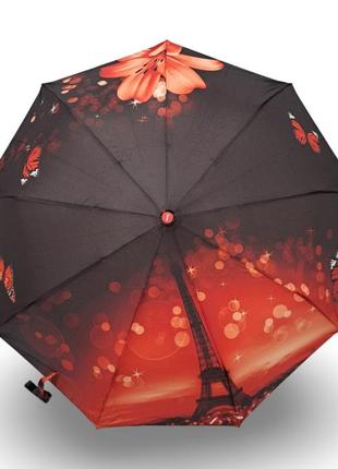 Жіноча парасолька susino напівавтомат ейфелева вежа #0302533 фото