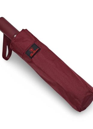 Зонтик полный автомат bellissimo на 12 спиц бордовый #06221