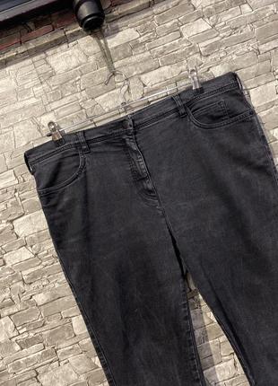 Джинсы, черные джинсы, джинсы большого размера2 фото