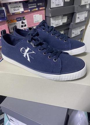 Женские, текстильные кеды calvin klein jeans2 фото