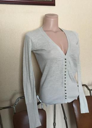 Фірмова кофта кардиган зара на кнопках zara бавовна