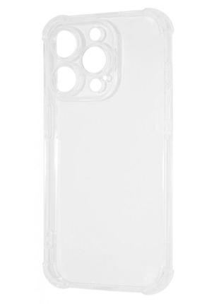 Чохол wxd силікон 0.8 mm hq iphone 15 pro transparent