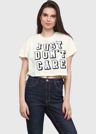 Топ оверсайз лимонного кольору h&amp;m just don't care