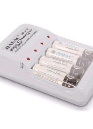 Зарядное устройство для аккумуляторов аа/ааа + батарейки микропальчик aaa jiabao jb-212