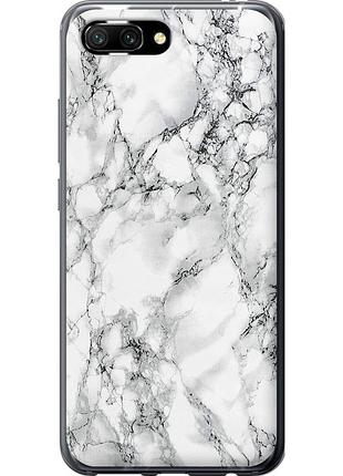 Чохол силіконовий на телефон huawei honor 10 мармур білий "4480u-1496-58250"
