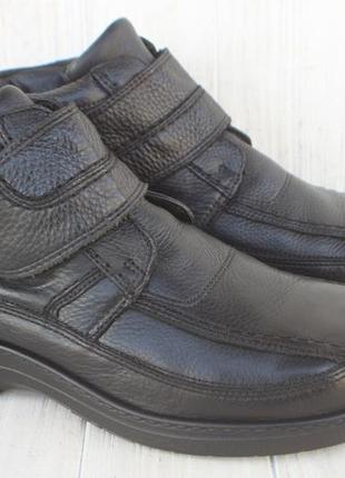Зимние ботинки jomos кожа сделаны в германии 41р натур мех3 фото