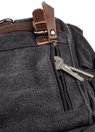Сумка-рюкзак на одно плечо vintage 20143 черная4 фото