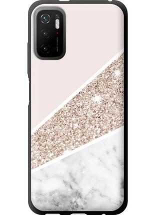 Чохол tpu на телефон xiaomi redmi note 10 5g пастельний мармур "4342b-2556-58250"