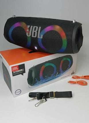 Портативная беспроводная bluetooth колонка jbl xterem 2 черная 29см с подсветкой