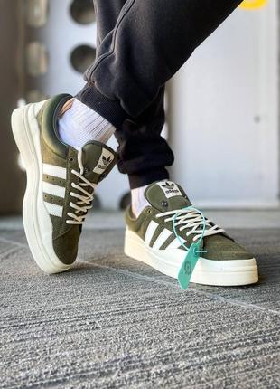 Adidas campus bad bunny "wild moss" кросівки кеди