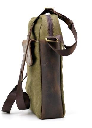 Мужская сумка, микс парусина+кожа rh-1810-4lx бренда tarwa r_19902 фото