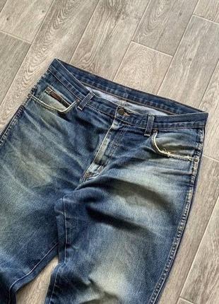 Wrangler washed denim vintage 90s buggy jeans вранглер джинси6 фото