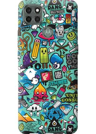 Чохол силіконовий на телефон motorola g9 power стікер бомбінг 1 "693u-2229-58250"