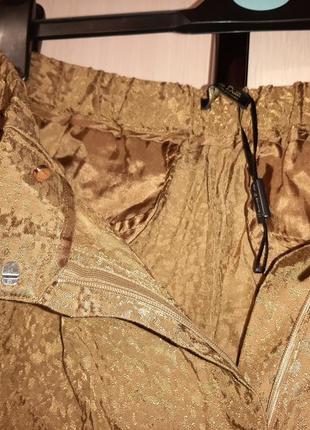 Massimo dutti.премиум.р евр 40.оригинал.шелк.легчайшие брюки с отворотами.на цен 65 евро6 фото