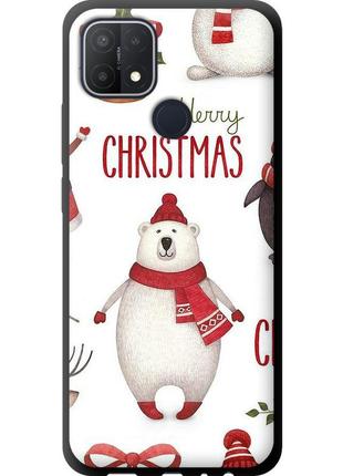 Чехол tpu на телефон oppo a15 merry christmas "4106b-2119-58250"