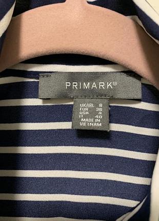Длинная рубашка в полоску primark5 фото