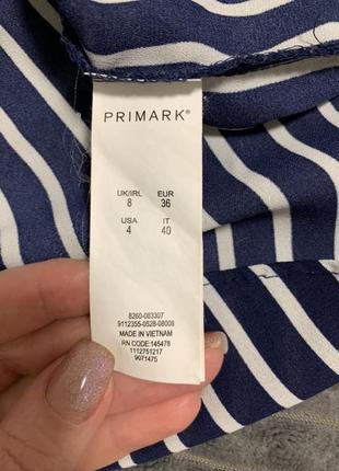 Длинная рубашка в полоску primark7 фото