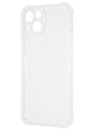 Чохол wxd силікон 0.8 mm hq iphone 15 plus transparent