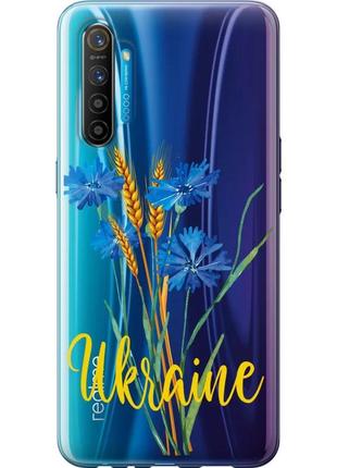 Чехол силиконовый патриотический на телефон realme xt ukraine v2 "5445u-1868-58250"