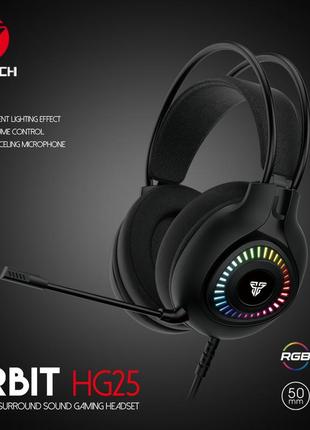 Игровые наушники с микрофоном для пк fantech hg25 большие проводные наушники