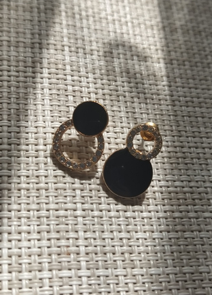 Серьги с камушками