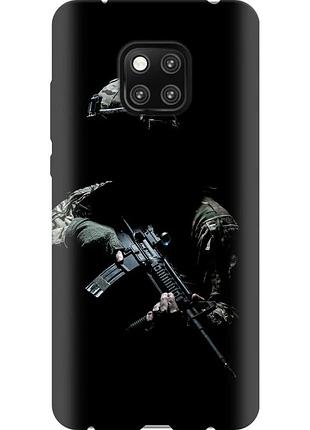Чехол силиконовый патриотический на телефон huawei mate 20 pro защитник v3 "5226u-1567-58250"