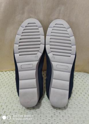 Кожаные перфорированные туфли мокасины padders feelgood feet7 фото