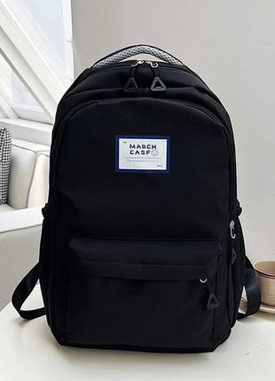 Рюкзак maoch мужской женский детский школьный портфель черный