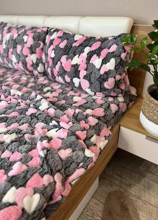 Двусторонние серьги клевер