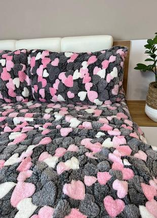 Двусторонние серьги клевер