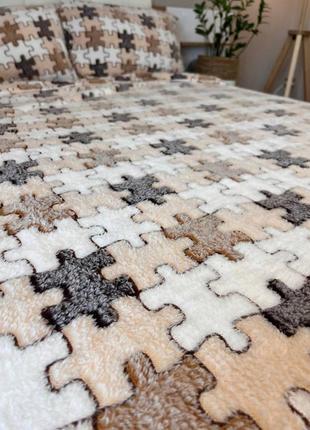 Двусторонние серьги клевер