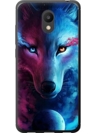 Чехол силиконовый на телефон meizu m6 арт-волк "3999u-1349-58250"