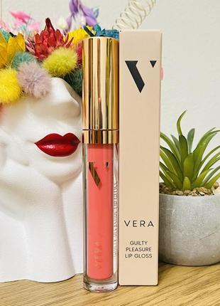 Оригінал vera beauty guilty pleasure lip gloss блиск для губ 03 pinky coral
