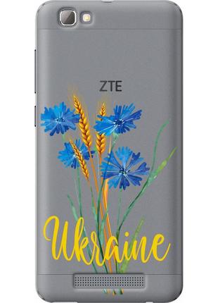 Чохол силіконовий патріотичний на телефон zte a610 ukraine v2 "5445u-433-58250"