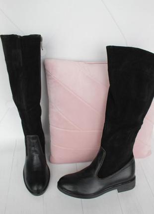 Зимові шкіряні, замшеві чоботи, сапоги, черевики, ботинки 37 розміру