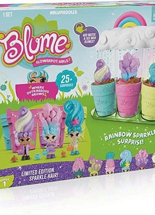 Ігровий набір блум райдужний дощ з 3 ляльками сюрприз blume rainbow sparkle surprise