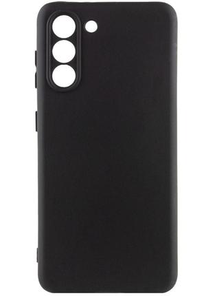Чехол silicone cover lakshmi full camera (a) для samsung galaxy s22+ чорний / black, full camera
