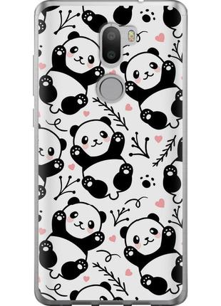 Чехол силиконовый на телефон xiaomi mi 5s plus панды "4318u-396-58250"