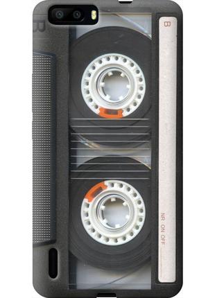 Чехол силиконовый на телефон huawei honor 6 plus кассета "876u-179-58250"