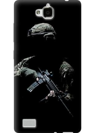 Чехол силиконовый патриотический на телефон huawei honor 3c защитник v3 "5226u-307-58250"