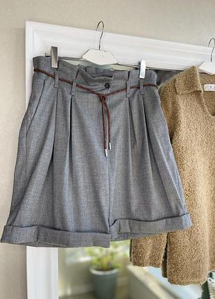Day birger et mikkelsen широкие шерстяные шорты