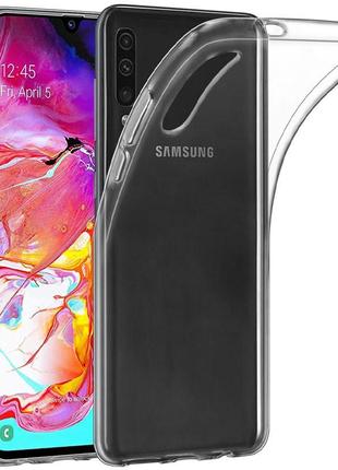 Tpu чехол epic transparent 1,5mm для samsung galaxy a70 (a705f)