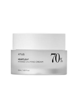 Крем для лица anua heartleaf 70% intense calming cream 50 мл