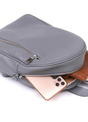Практичный женский рюкзак shvigel 16323 серый5 фото