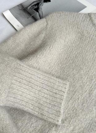Шерстяной свитер zara • джемпер шерсть и альпака7 фото
